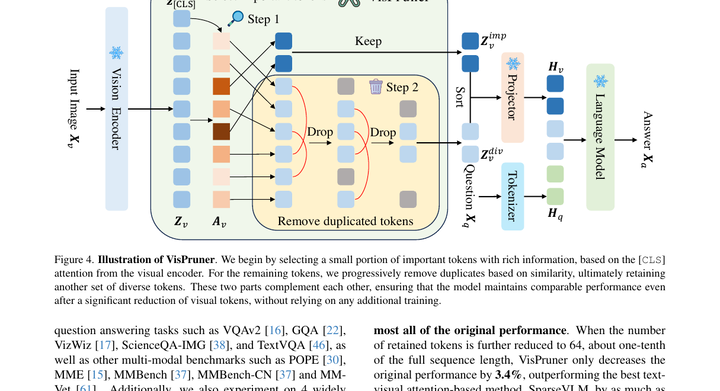 Beyond text-visual attention: Exploiting visual cues for effective token pruning in vlms